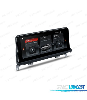 RADIO GPS ANDROID 12 PARA BMW X5 E70 07-10 X6 E71 07-10 CON SISTEMA CCC