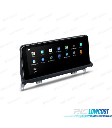 RADIO GPS ANDROID 12 PARA BMW X5 E70 07-10 X6 E71 07-10 CON SISTEMA CCC