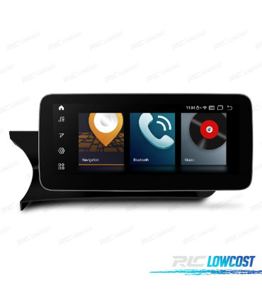 RADIO GPS ANDROID 12 PARA MERCEDES W204 11-14