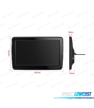 PANTALLA REPOSACABEZAS MULTIMEDIA IPS HD DE 11.6 "