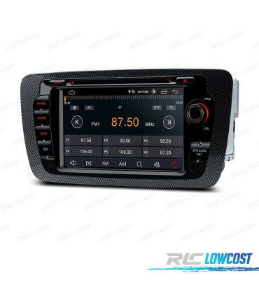 RADIO GPS ANDROID 11 PARA SEAT IBIZA 6J 09-13 TACTIL
