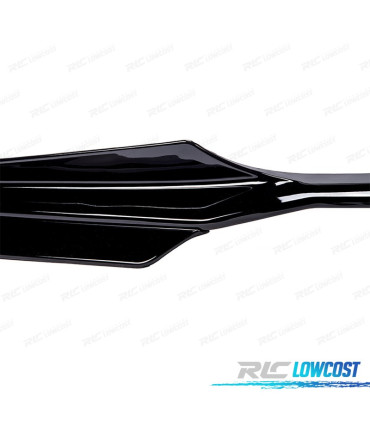 SPOILER LIP FRONTAL BMW G20 G21 LOOK M PERFORMANCE NEGRO BRILLO