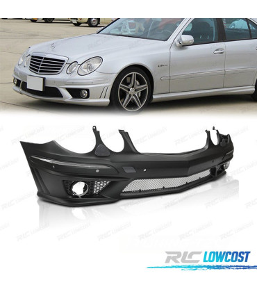 PARAGOLPES DELANTERO MERCEDES CLASE E W211 06-09 LOOK AMG CON NIEBLAS