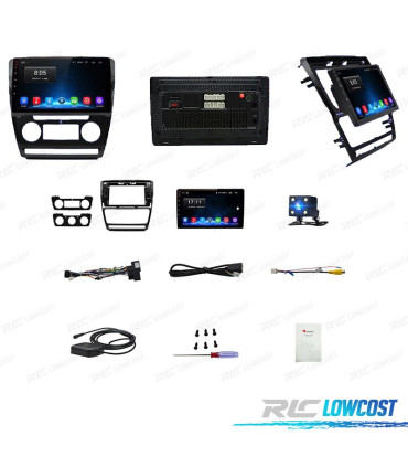 RADIO GPS ANDROID 10 PARA SKODA OCTAVIA 08-13 TACTIL HD