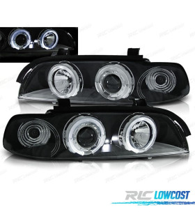 FAROS BMW E39 95-00 ANGEL EYES FONDO NEGRO