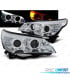 FAROS BMW E60 03-07 OJOS ANGEL CCFL FONDO CROMO
