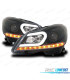 FAROS MERCEDES W204 11-14 LUZ DIURNA LED TUBE LIGHT + LED FONDO NEGRO