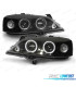 FAROS PARA OPEL ASTRA G 97-04 OJOS ANGEL FONDO NEGRO H1-H1