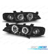 FAROS PARA OPEL VECTRA B 96-98 OJOS ANGEL FONDO NEGRO