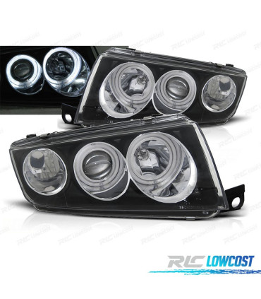FAROS SKODA FABIA 99-07 OJOS ANGEL FONDO NEGRO