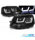 FAROS VOLKSWAGEN VW TRANSPORTER T5 10-15 TUBE LIGHT FONDO NEGRO