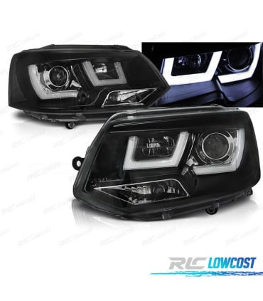 FAROS VOLKSWAGEN VW TRANSPORTER T5 10-15 TUBE LIGHT FONDO NEGRO