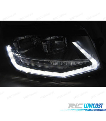 FAROS VOLKSWAGEN VW T6 LUZ DIURNA CARAVELLE 15-19 NEGRO
