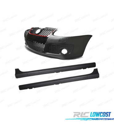 KIT CARROCERIA VOLKSWAGEN VW GOLF 5 LOOK GTI PARAGOLPES + TALONERAS