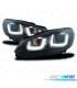 FAROS VOLKSWAGEN VW GOLF 6 LUZ DIURNA LED TUBE LIGHT 08-12 FONDO NEGRO