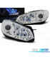 FAROS PARA VOLKSWAGEN VW GOLF 6 08-12 DRL CHROME BLUE LIGHT