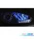 FAROS PARA VOLKSWAGEN VW GOLF 6 08-12 DRL CHROME BLUE LIGHT