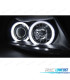 FAROS BMW E90 E91 05-08 OJOS ANGEL CCFL FONDO NEGRO