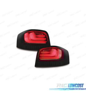 PILOTOS AUDI A3 8P 03-09 CARDNA FULL LED NEGRO AHUMADO