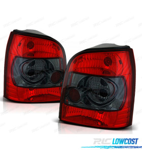 PILOTOS AUDI A4 B5 94-01 AVANT ROJO AHUMADO