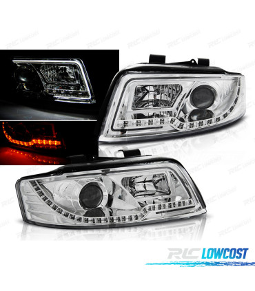 FAROS AUDI A4 00-04 LED TUBE LIGHTS CROMADOS