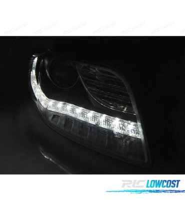 FAROS AUDI A4 B7 04-08 NEGROS