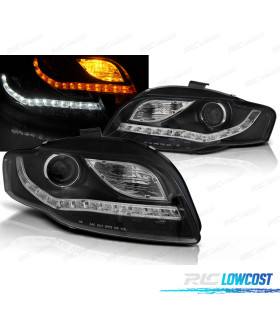FAROS AUDI A4 B7 04-08 NEGROS