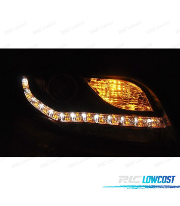 FAROS AUDI A4 B7 04-08 NEGROS