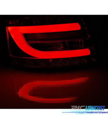 PILOTOS AUDI A6 C6 04-08 SEDAN LED NEGROS 7PIN