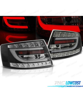 PILOTOS AUDI A6 C6 04-08 SEDAN LED NEGROS 7PIN