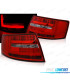 PILOTOS AUDI A6 C6 04-08 SEDAN LED ROJO CLARO 6 PIN