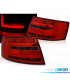 PILOTOS AUDI A6 C6 04-08 SEDAN LED ROJO AHUMADO 7 PIN