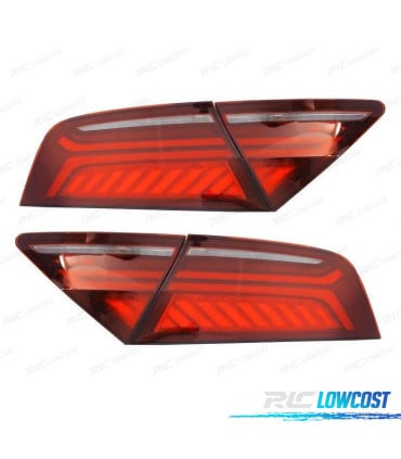 PILOTOS AUDI A7 4G 10-14 LED ROJO AHUMADO