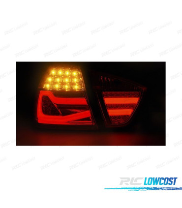 PILOTOS BMW E90 05-08 LED ROJO AHUMADO