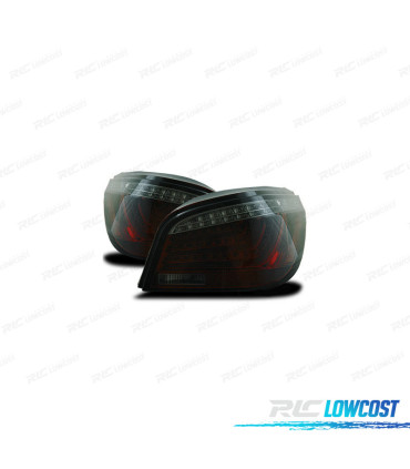 PILOTOS BMW E60 03-07 FULL LED ROJO AHUMADO