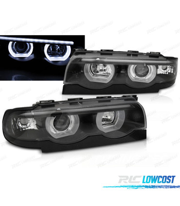 FAROS BMW E38 94-01 OJOS ANGEL LED NEGRO