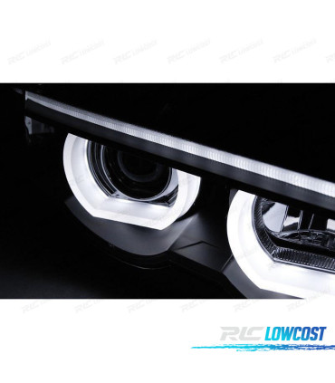 FAROS BMW E38 94-01 OJOS ANGEL LED NEGRO