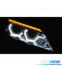 FAROS BMW Z4 E89 09-13 OJOS ANGEL LED DINÁMICO CROMADOS XENON