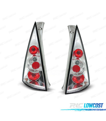 PILOTOS CITROEN C3 02-05 CROMADOS