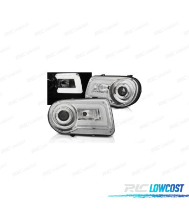 FAROS CHRYSLER 300C 05-10 CROMADOS