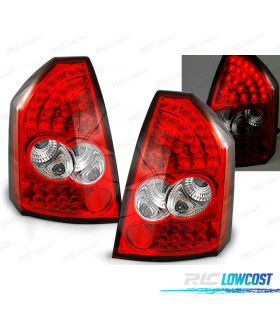 PILOTOS CHRYSLER 300C 05-08 LED ROJO CRISTAL