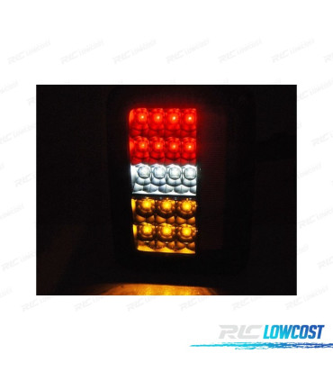 PILOTOS JEEP WRANGLER 07-18 FULL LED AHUMADOS