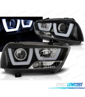 FAROS PARA DODGE CHARGER 11-15 LED NEGROS