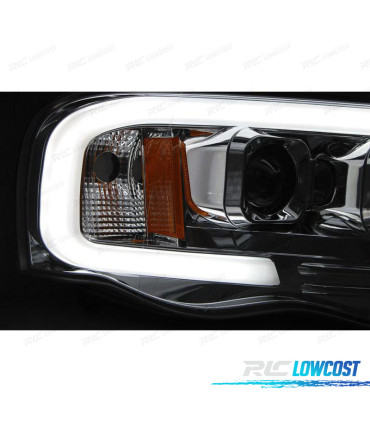 FAROS PARA DODGE RAM 02-06 TUBE LED CROMADO
