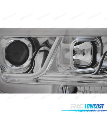 FAROS PARA DODGE RAM 06-08 TUBE LED CROMADOS