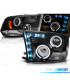 FAROS PARA DODGE RAM 09-11 LED OJOS ANGEL NEGROS