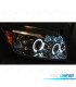 FAROS PARA DODGE CALIBER 06-12 OJOS ANGEL LED CROMADOS