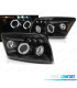 FAROS PARA DODGE CALIBER 06-12 OJOS ANGEL LED NEGROS