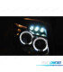 FAROS PARA DODGE CALIBER 06-12 OJOS ANGEL LED NEGROS