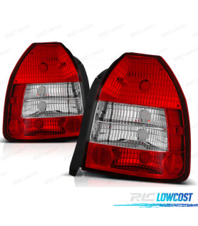 PILOTOS HONDA CIVIC 95-01 3P ROJO CRISTAL